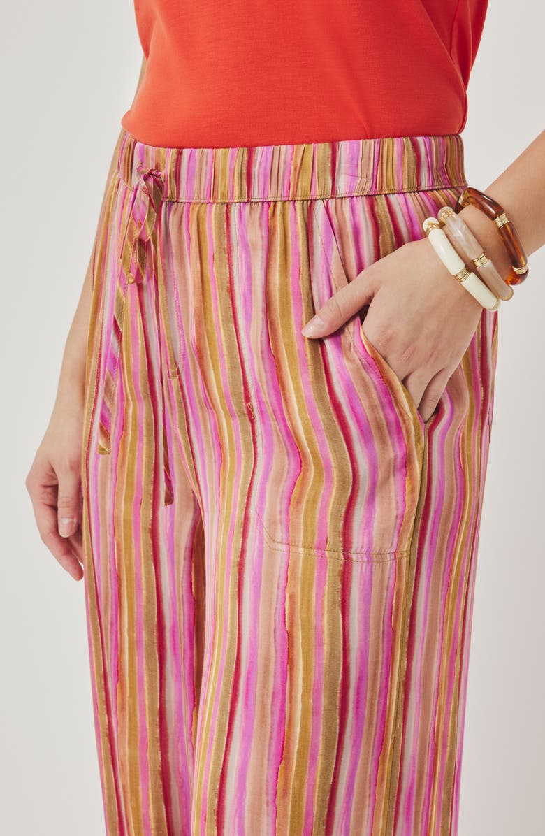 Splendid Angie Stripe Wide Leg Pants, Alternate, color, 