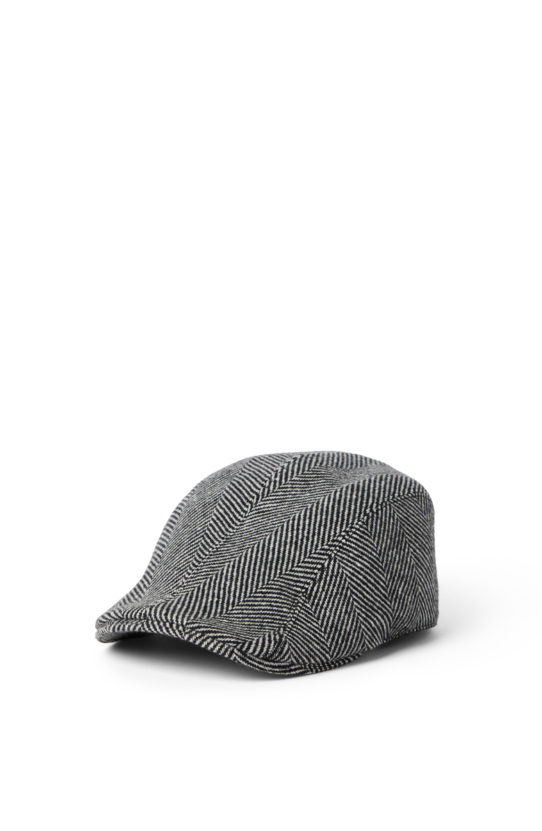 Brunello Cucinelli Chevron flat cap, Main, color, 