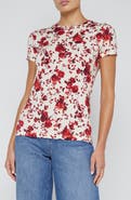 L'AGENCE Ikebana Floral Print Top