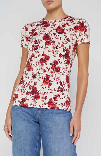 Ikebana Floral Print Top