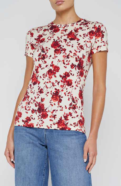 Ikebana Floral Print Top