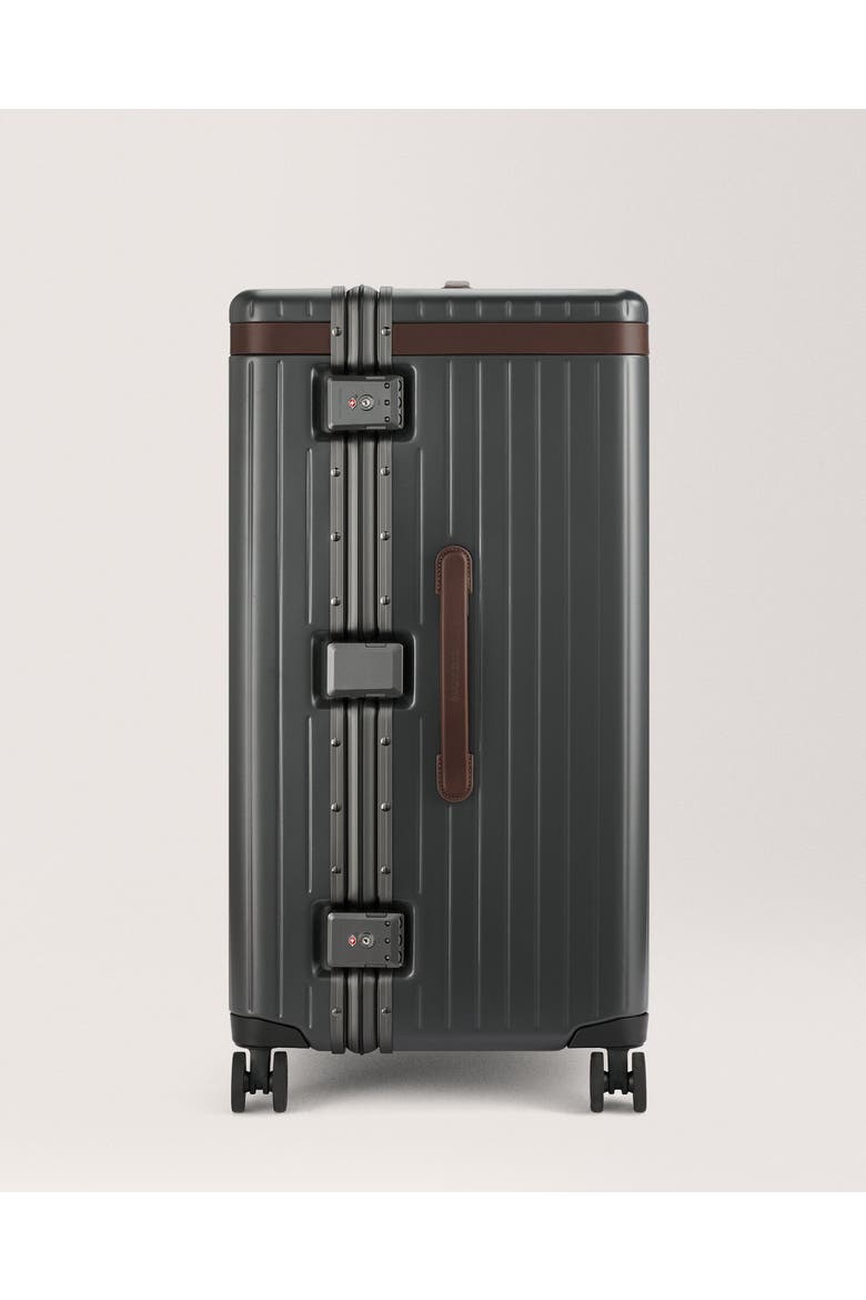 The Trunk Suitcase, Alternate, color, Grey / Chocolate