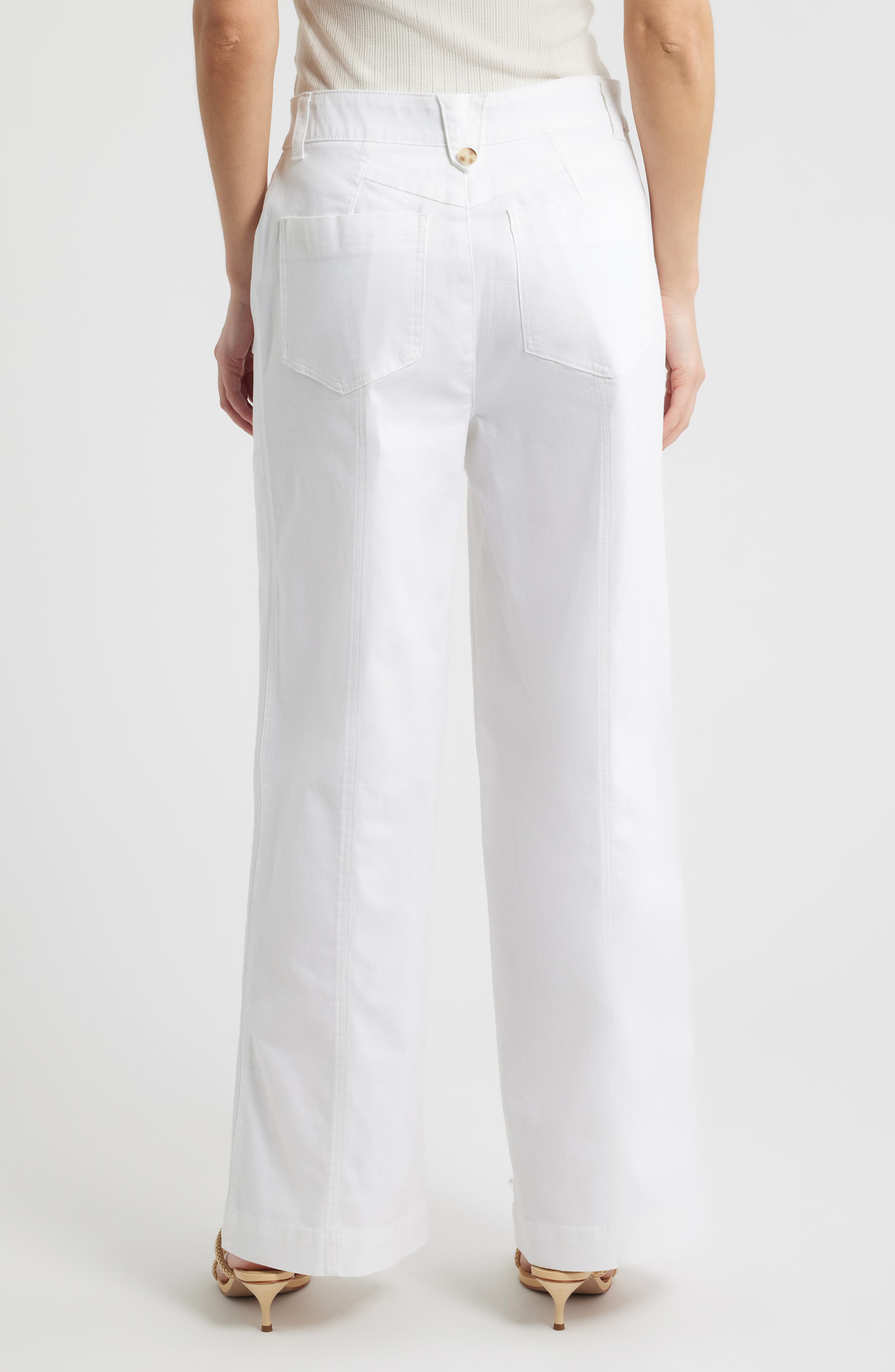 Skyrise Patch Pocket Wide Leg Pants - image 2