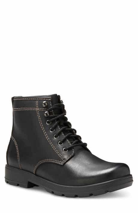 Frye Bowery Lace Up Leather Boot 9 Black