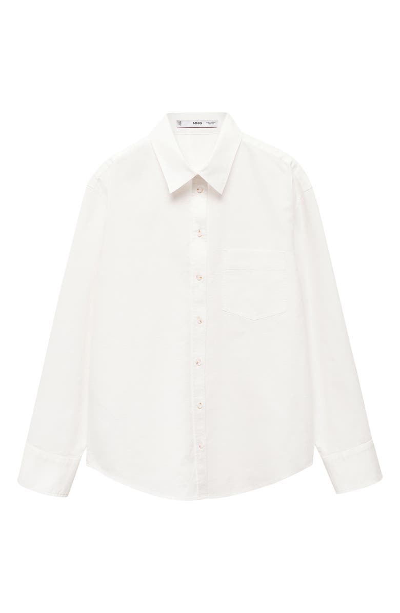 MANGO Cotton Button-Up Shirt, Alternate, color,