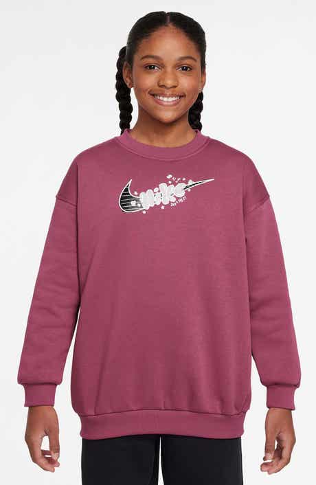 Nike Kids' Club Oversize Crewneck Pullover