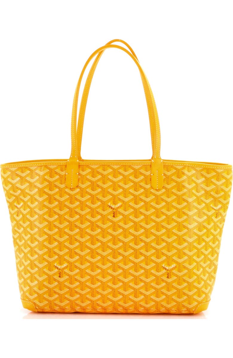 Pre-Owned Goyard Artois Tote Coated Canvas PM, Alternate, color, Yellow