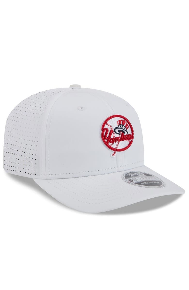 New Era Men's New Era  White New York Yankees 2025 Spring Training 9SEVENTY COOLERA Stretch-Snap Hat, Alternate, color, 