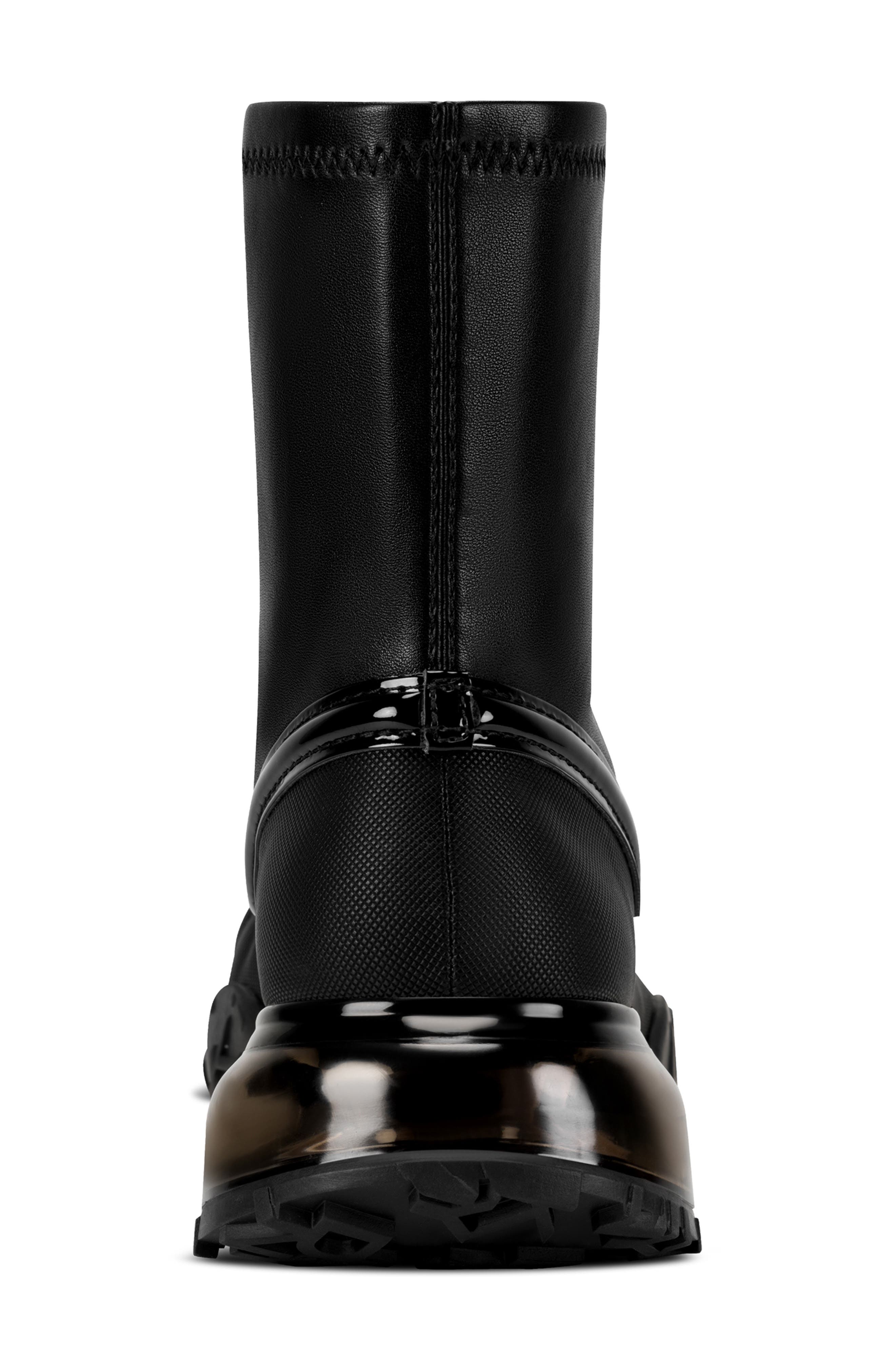 DKNY Karber Zip Bootie, Alternate, color, Black