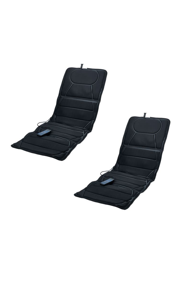 Full-Body Massage Mat with Heat 2 pack, Main, color, Black