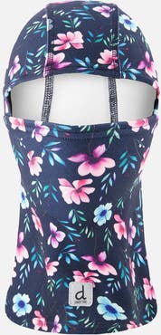 Deux par Deux Brushed Jersey Floral Reflective Stretch Balaclava