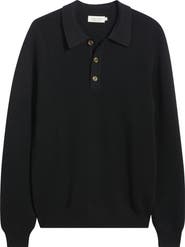 CASUAL FRIDAY Milano Long Sleeve Polo Sweater