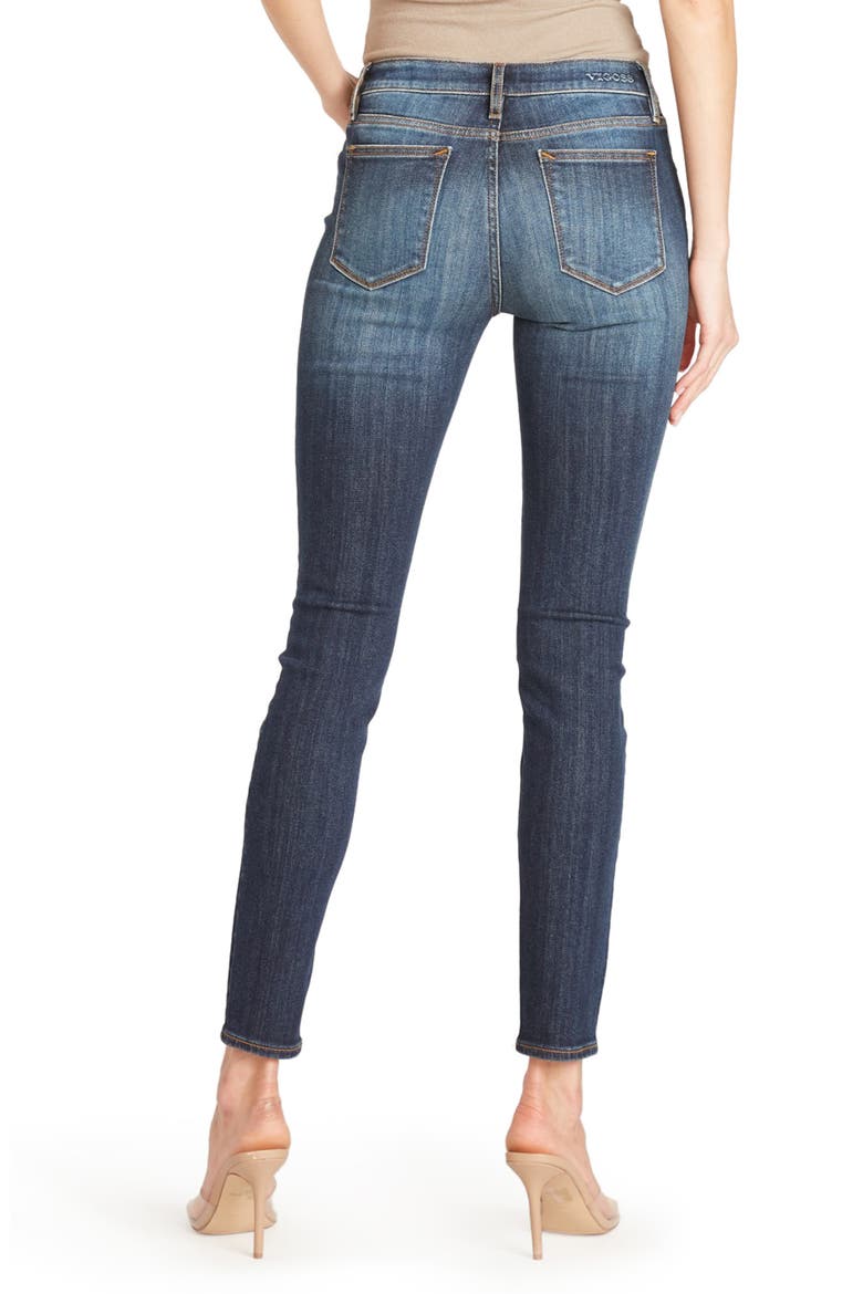 Jagger Skinny Jeans, Alternate, color, DARK WASH