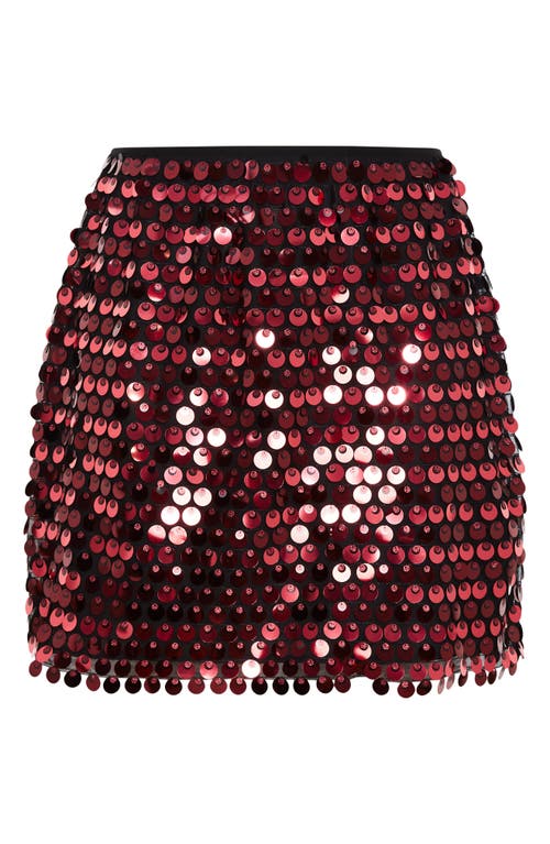 City Chic Disco Paillette Miniskirt