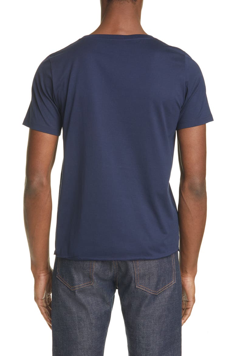 Gauche Logo T-Shirt, Alternate, color, NAVY