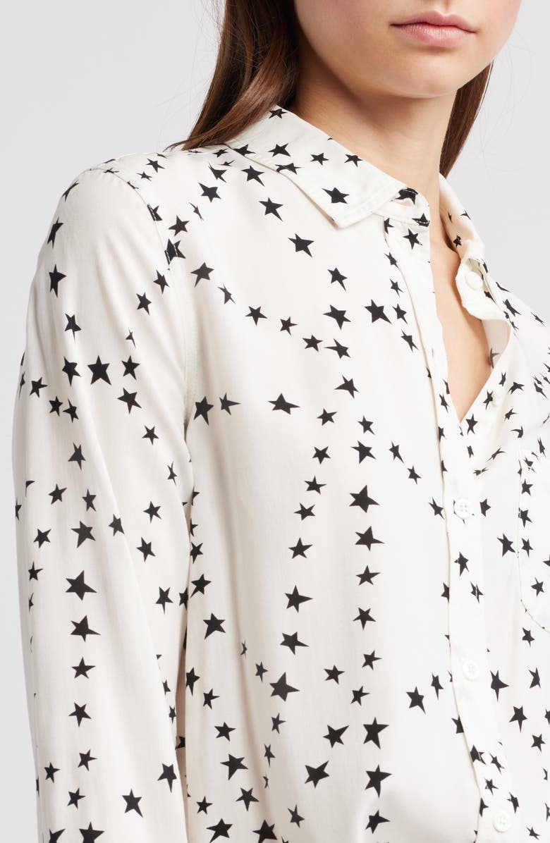 Rails Kathryn Star Print Button-Up Shirt, Alternate, color,
