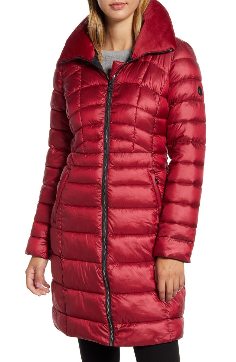 Bernardo Water Resistant Packable Puffer Coat, Alternate, color,