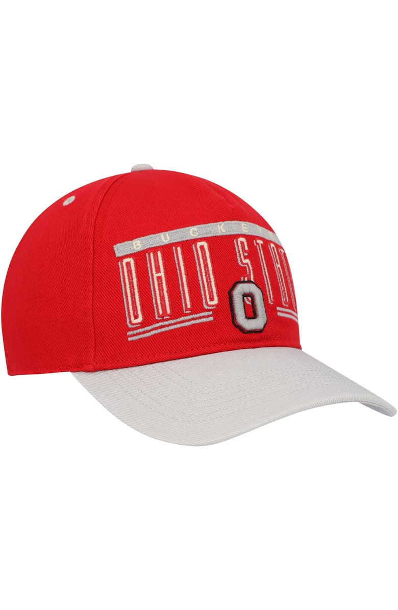 '47 Men's '47 Scarlet Ohio State Buckeyes Double Header Hitch Adjustable Hat, Alternate, color, Scarlet