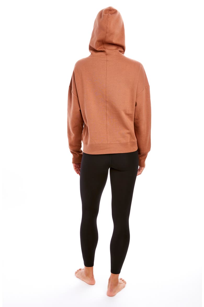 New York Spirit Logo Hoodie, Alternate, color, ALMOND