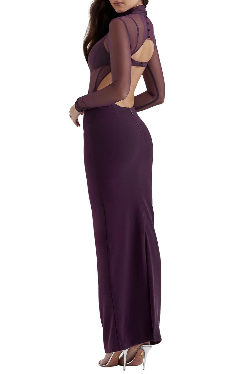 HOUSE OF CB Safiya Long Sleeve Cocktail Dress, Alternate, color, 