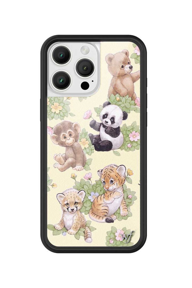 Safari Babies iPhone Case, Main, color, Yellow