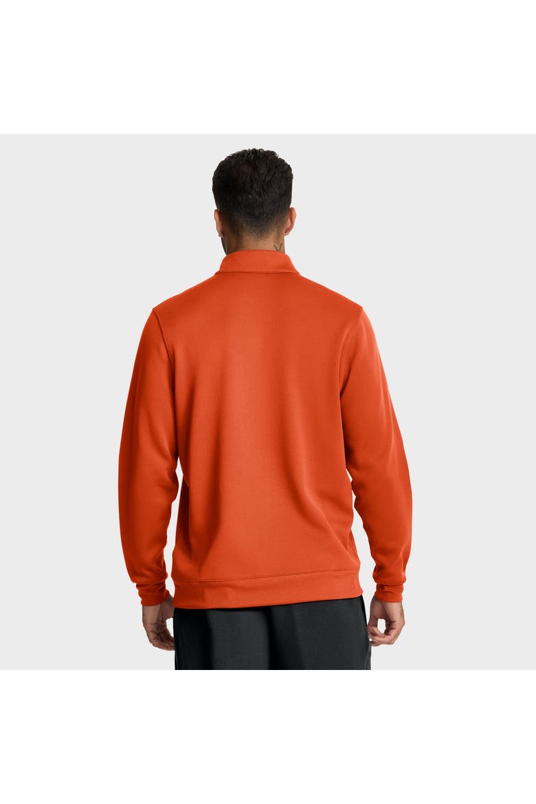 Men's Nike Orange Clemson Tigers Coaches Premium Dri-FIT Half-Zip Pullover, Alternate, color, Orange