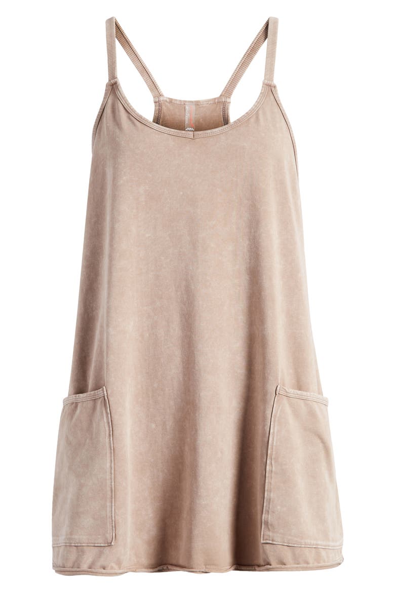FP Movement Hot Shot Racerback Romper, Main, color, MOCHA LATTE