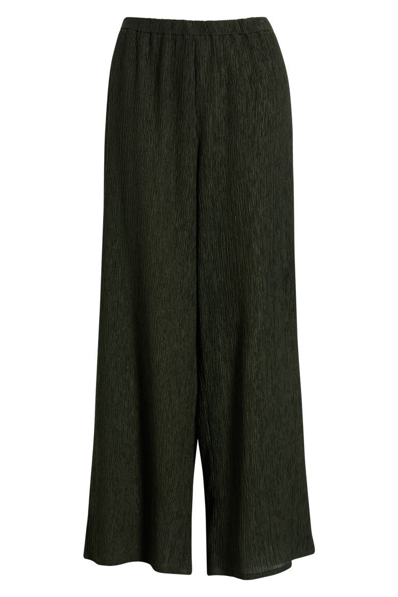 Ankle Wide Leg Pants, Alternate, color, SEAWEED
