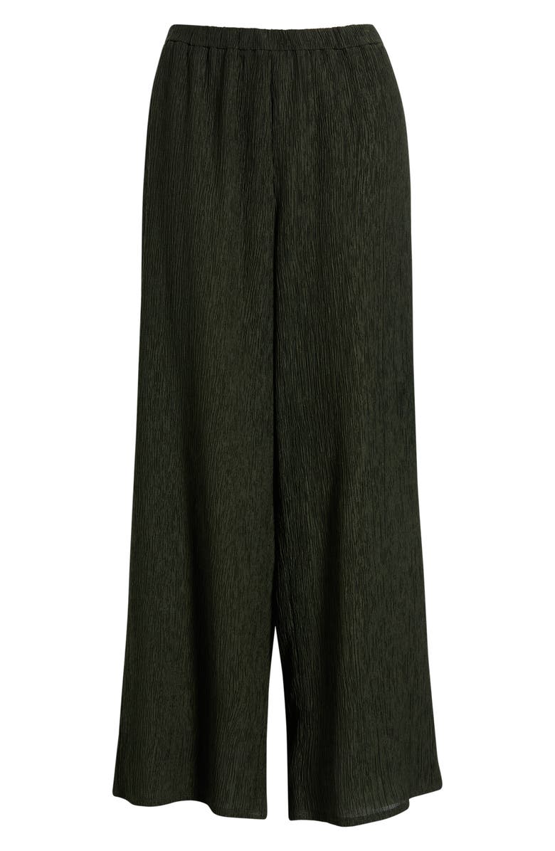 Eileen Fisher Ankle Wide Leg Pants, Alternate, color, Seaweed