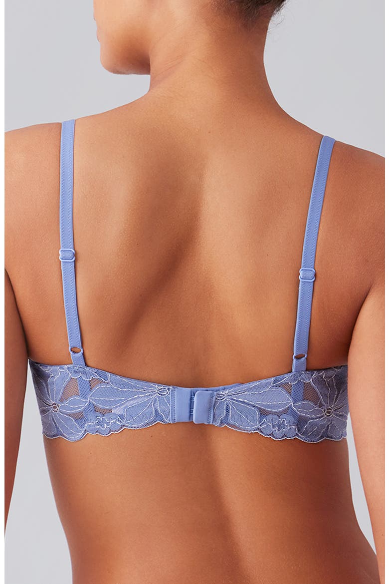 Feeling Famous Underwire Balconette Bra, Alternate, color, COUNTRY BLUE