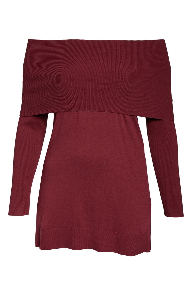 Caslon<sup>®</sup> Cowl Neck Tunic Sweater, Alternate, color,