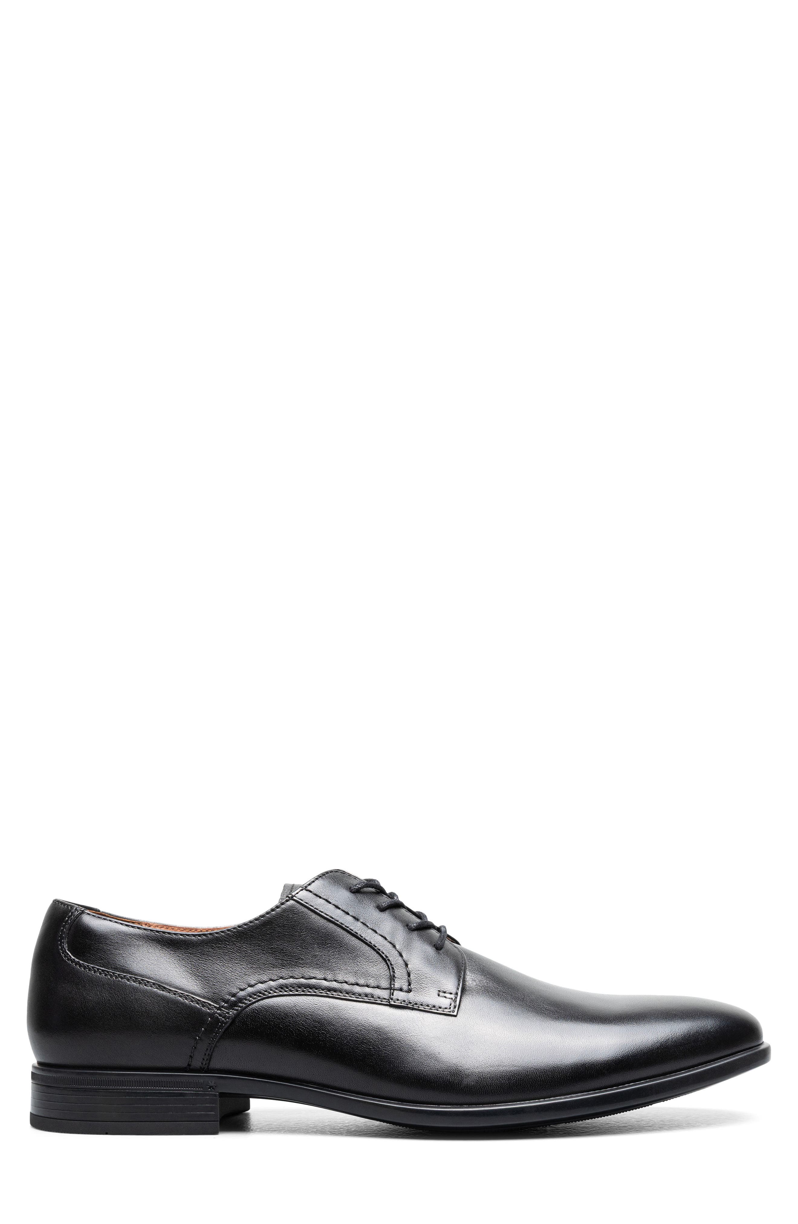 Florsheim Zaffiro Plain Toe Derby, Alternate, color, Black