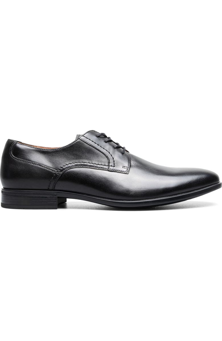 Florsheim Zaffiro Plain Toe Derby, Alternate, color, Black