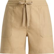 Lauren Ralph Lauren Linen Drawstring Shorts
