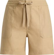 Lauren Ralph Lauren Linen Drawstring Shorts