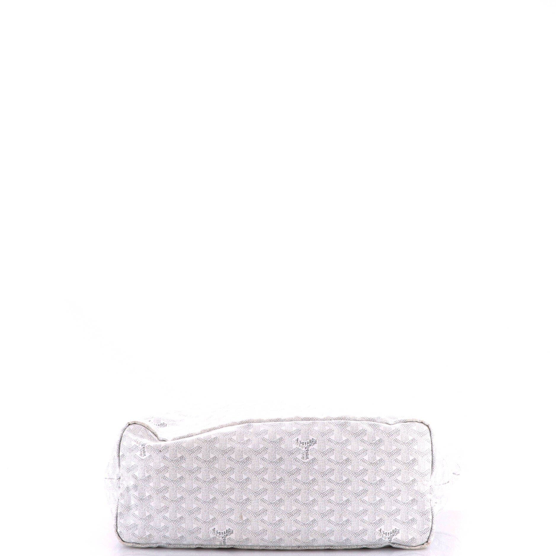 Saint Louis Tote Coated Canvas PM, Alternate, color, White