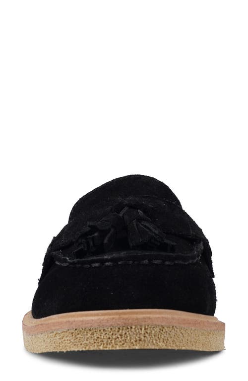 Artisan Crafted By Zigi Poison Tassel Loafer In Black Suede