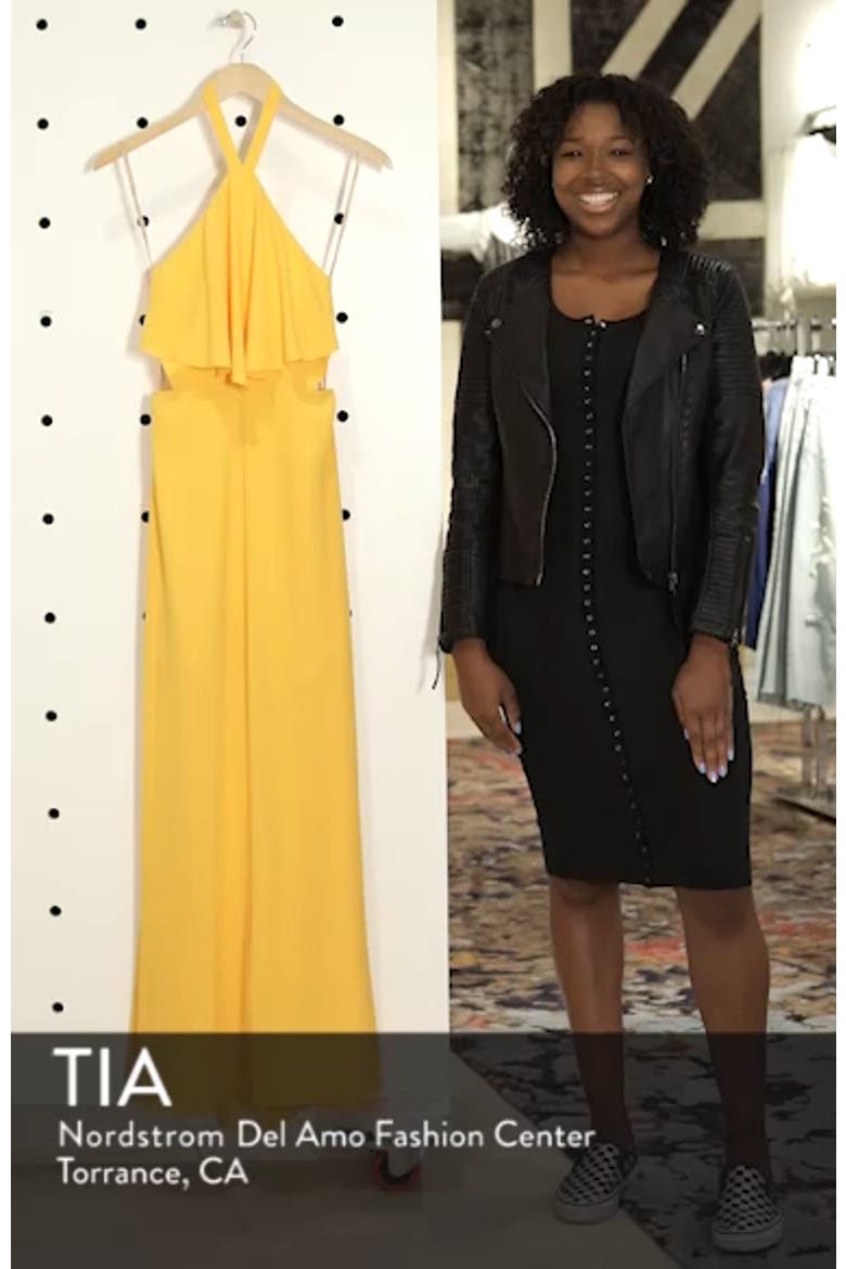 Beach Club Afternoons Halter Maxi Dress video