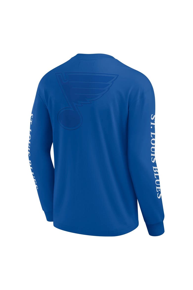 Men's Fanatics Blue St. Louis Blues Elements Strive Long Sleeve T-Shirt, Alternate, color, Blue