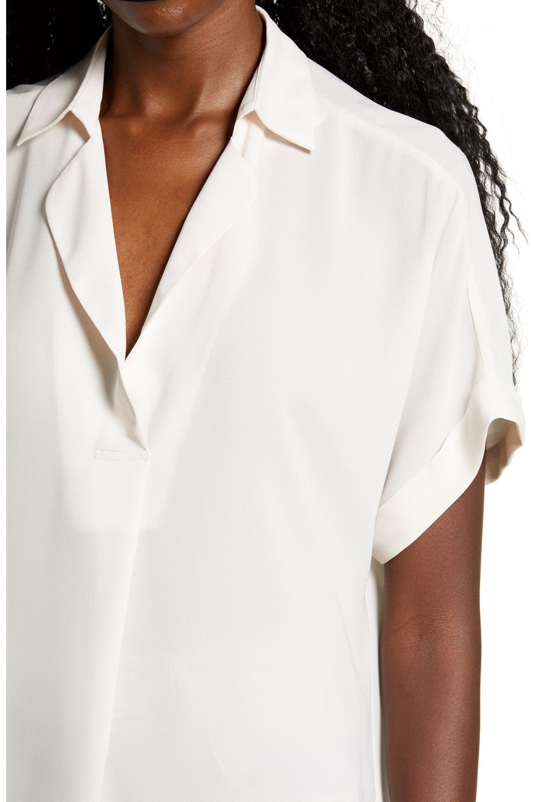 Button Back Top, Alternate, color, POWDER PUFF