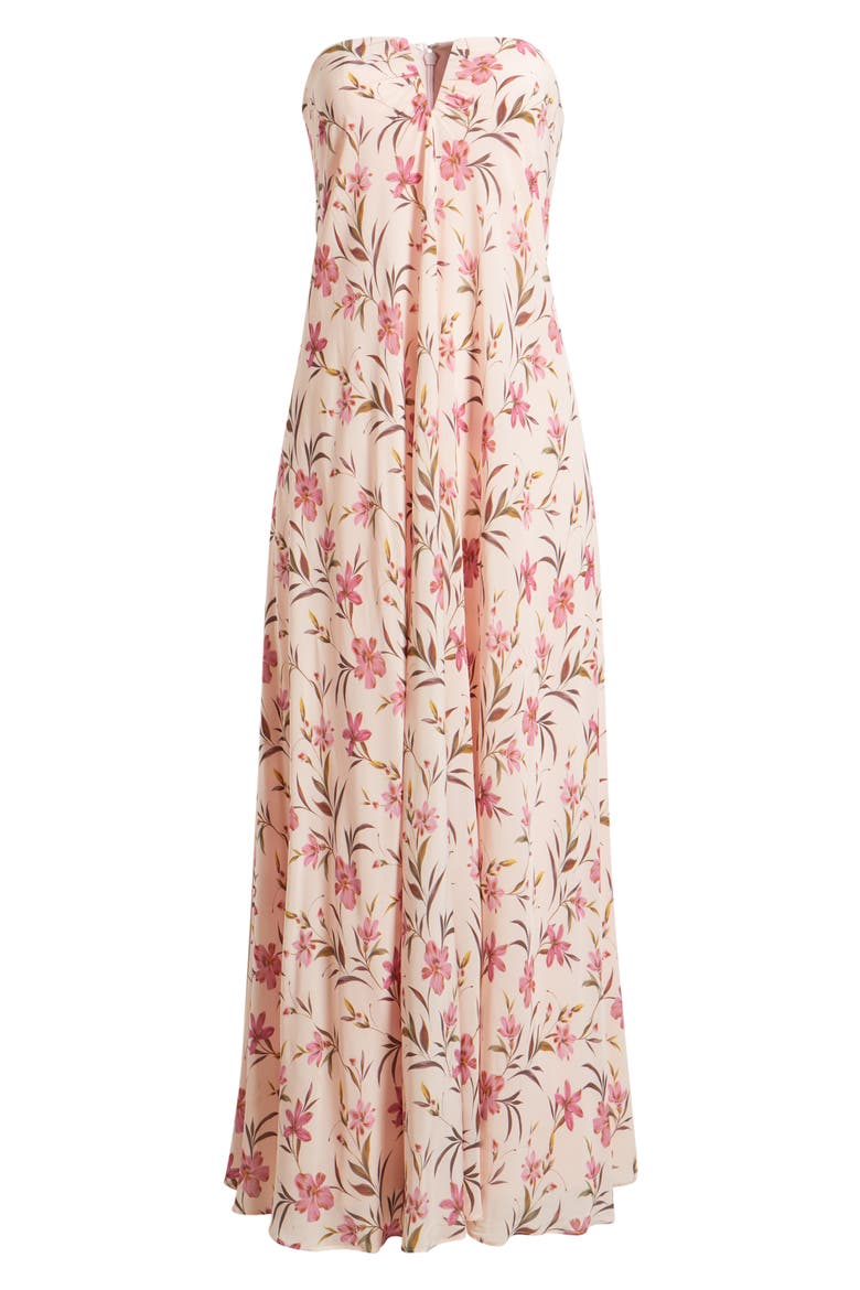 redefine regal pale pink floral jacquard strapless maxi dress Lulus | Dresses | Redefine Regal Pale Pink Floral Jacquard Strapless Maxi Dress