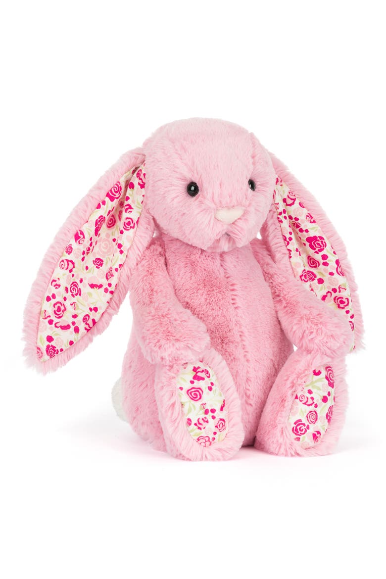 Blushkin Blossom Lux Bunny Plushie, Main, color, PINK