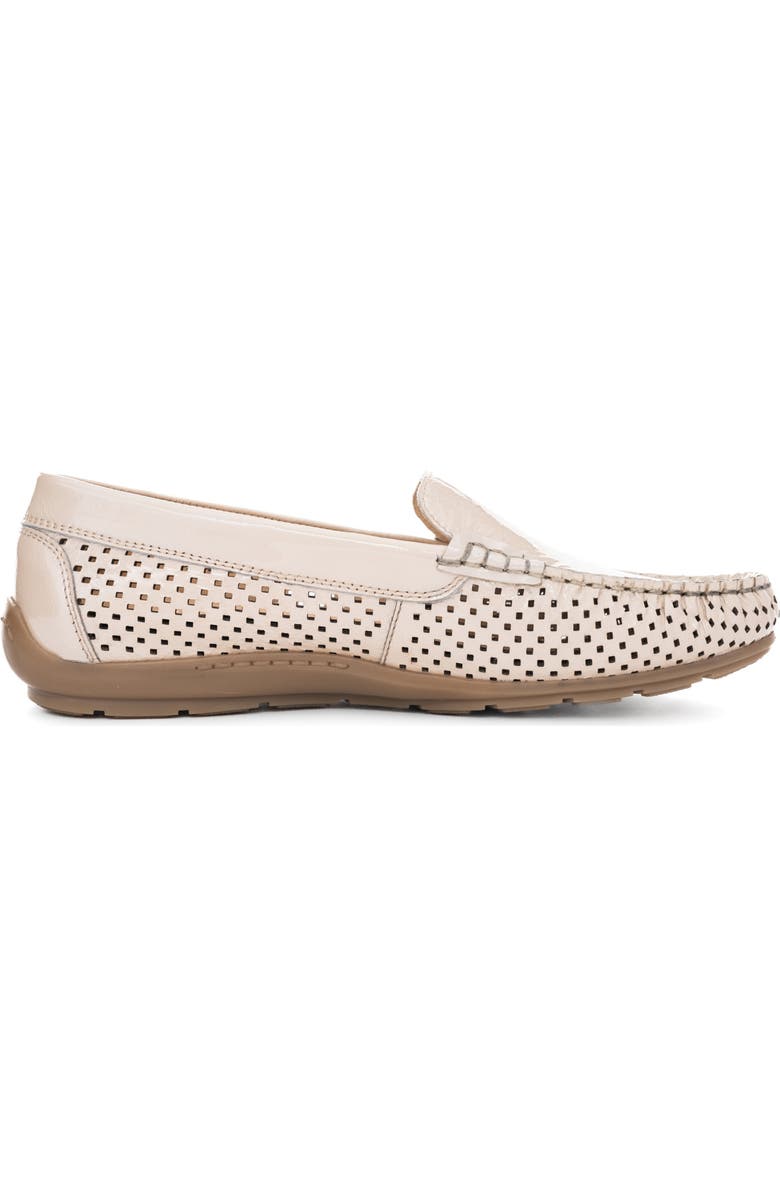 ara Amarillo Perforated Loafer, Alternate, color, Shell