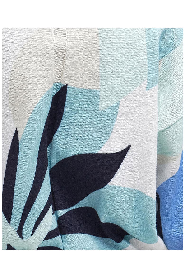 Nadia Floral Print Cotton Sweater, Alternate, color, MULTI