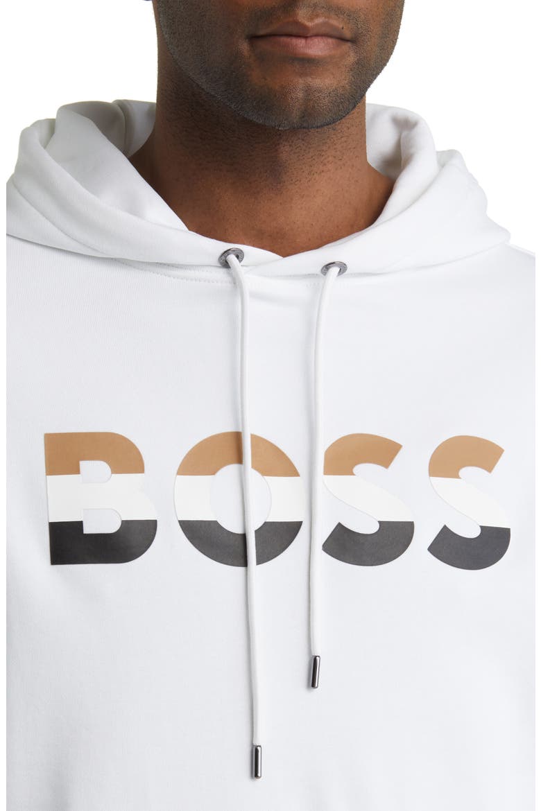 Gender Inclusive Econy 2 Cotton Logo Graphic Hoodie, Alternate, color, WHT