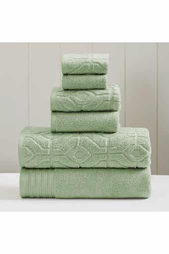 Modern Threads Soft Rib Quick Dry 6-Piece Towel Set
