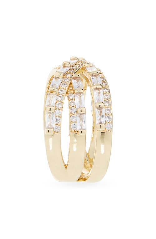 Nordstrom Rack Crossover Cz Ring In Gold