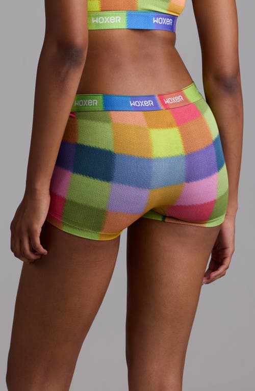 Woxer Star Ultrasoft 3-inch Boxer Briefs In Multi