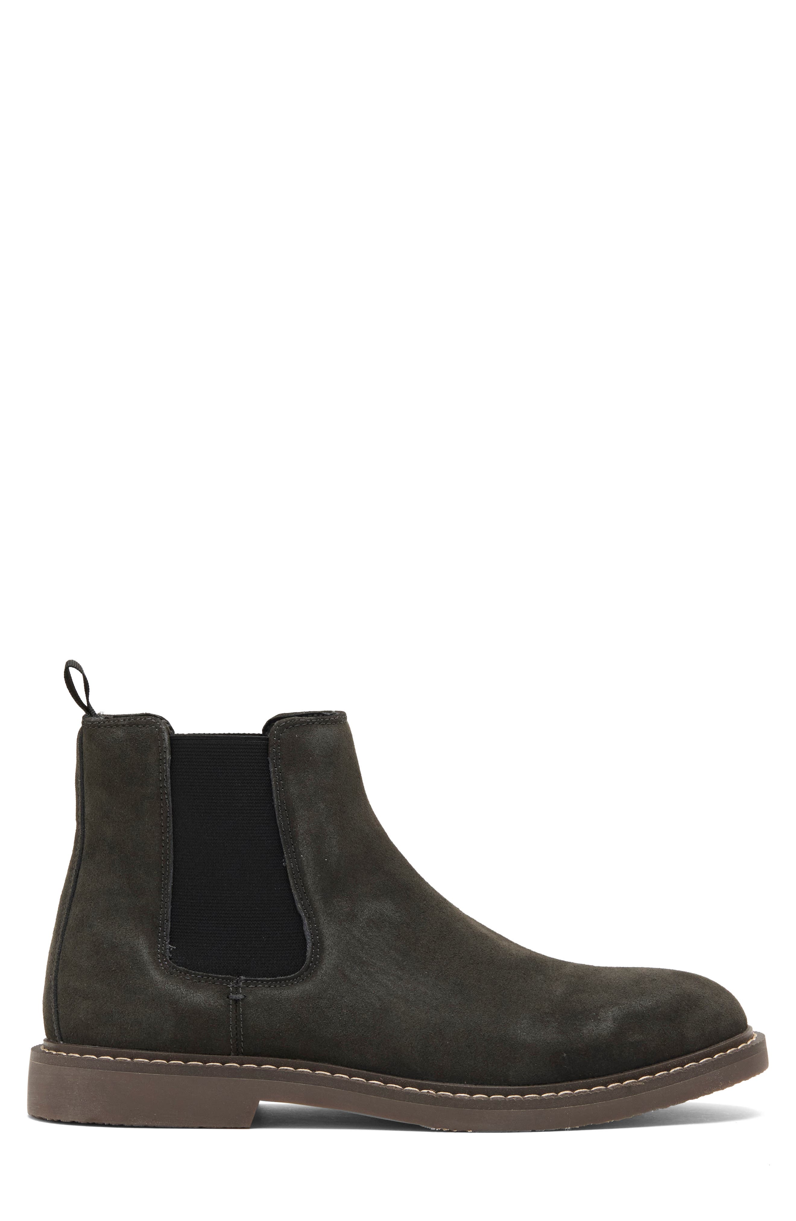 Todd Faux Leather Chelsea Boot, Alternate, color, GREY CHARCOAL