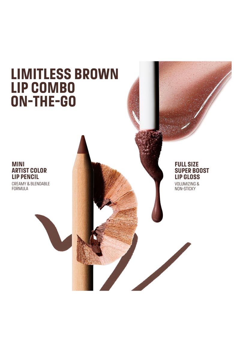 Limitless Brown Lip Liner & Lip Gloss Kit $39 Value, Alternate, color, LIMITLESS BROWN